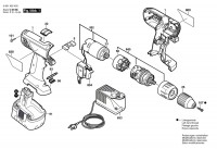 Bosch 0 601 952 455 Gsb 14,4 Ve-2 Cordless Impact Drill 14.4 V / Eu Spare Parts